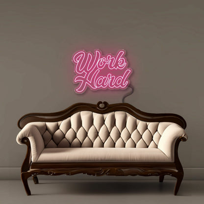 Work Hard Led Neon | Shineneon
