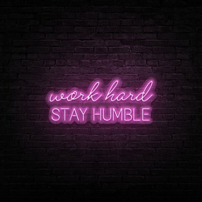 Work Hard Led Neon Sign | Shineneon