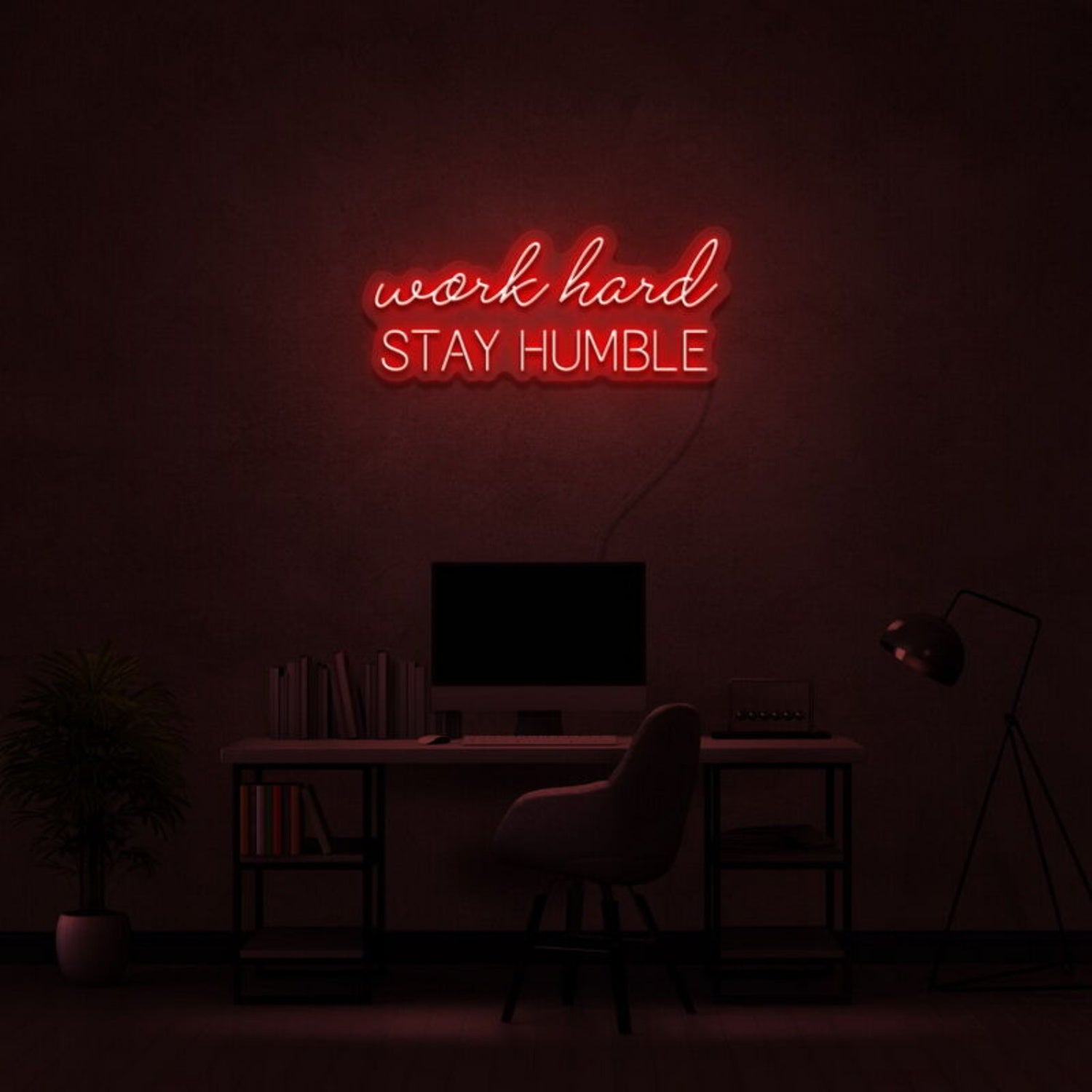 Work Hard Led Neon Sign | Shineneon