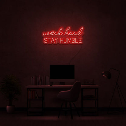 Work Hard Led Neon Sign | Shineneon