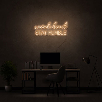 Work Hard Led Neon Sign | Shineneon
