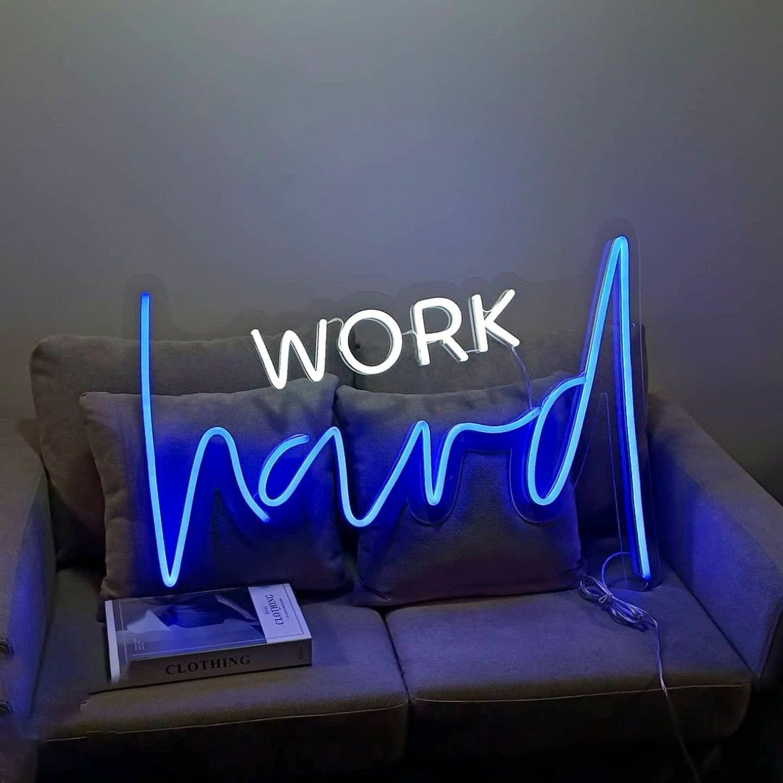 Work Hard Led Sign Business Neon Sign