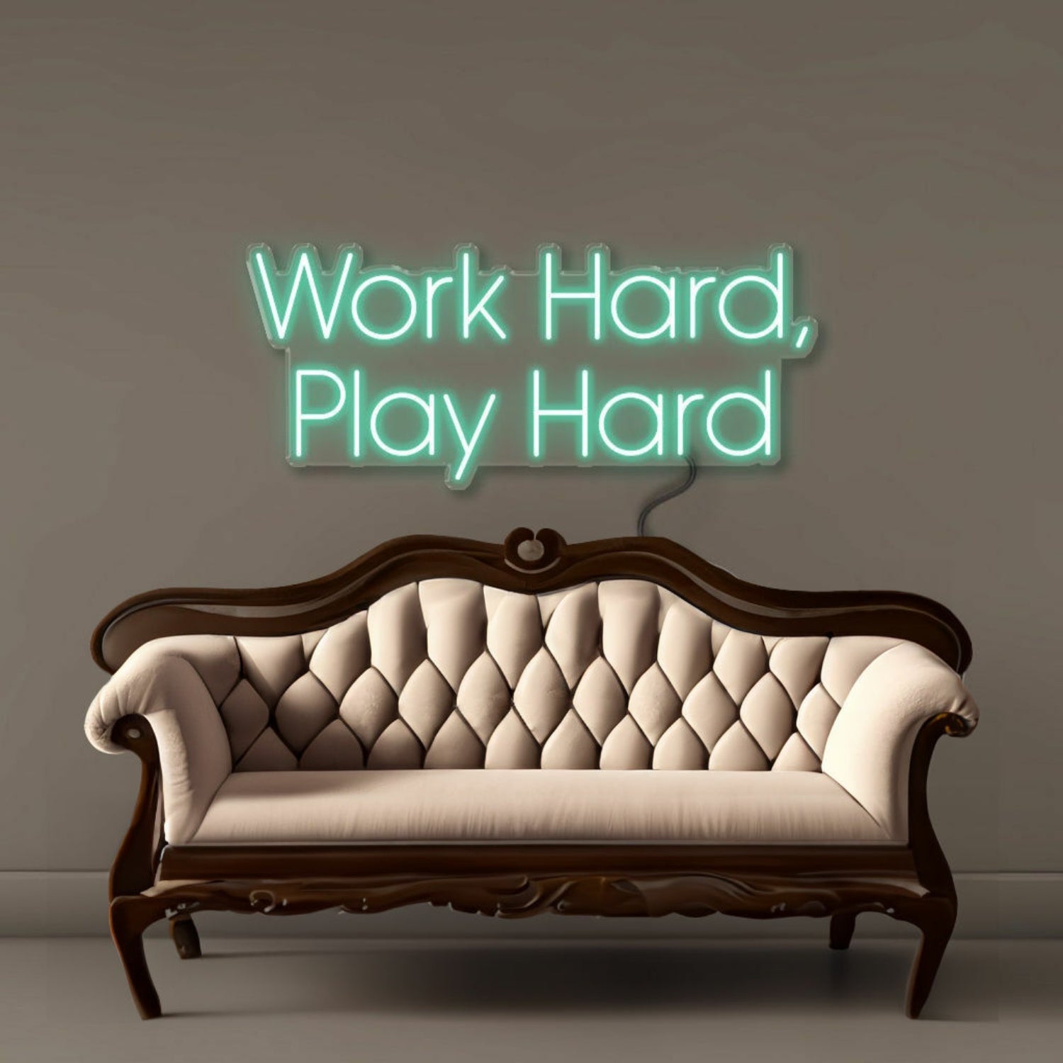 Work Hard Play Hard Led Neon Signs | Shineneon