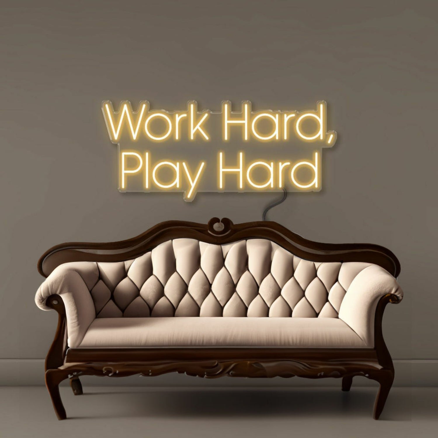Work Hard Play Hard Led Neon Signs | Shineneon