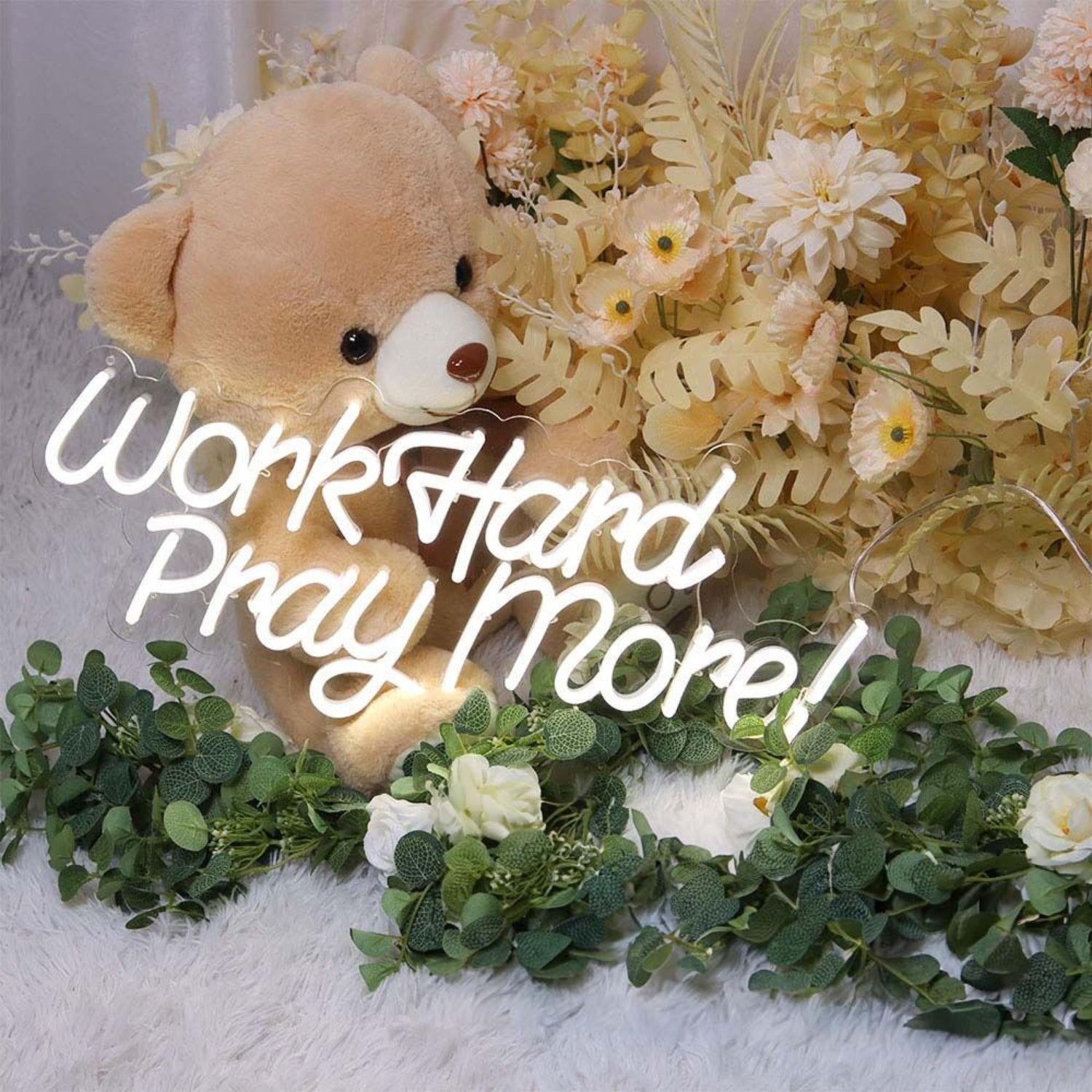 Work Hard Pray More Led Neon Sign | Shineneon