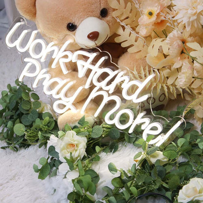 Work Hard Pray More Led Neon Sign | Shineneon