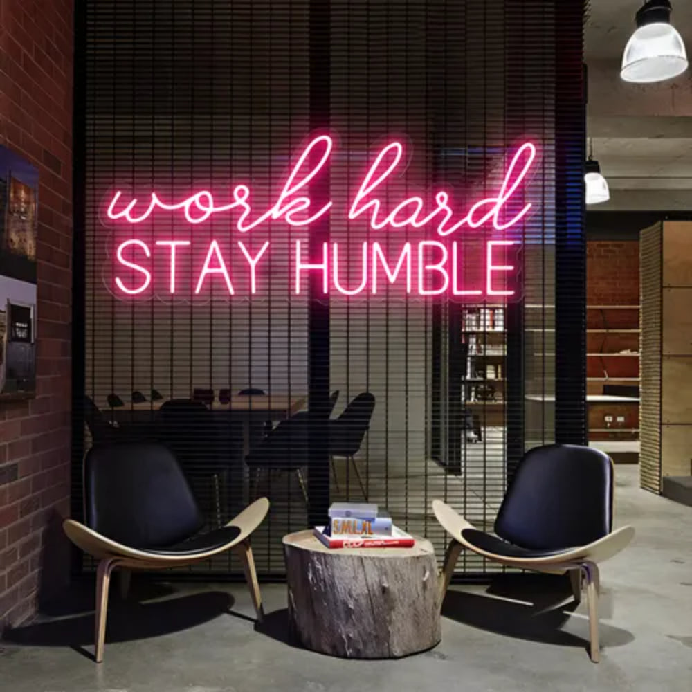 Work Hard Stay Humble Led Neon Sign | Shineneon