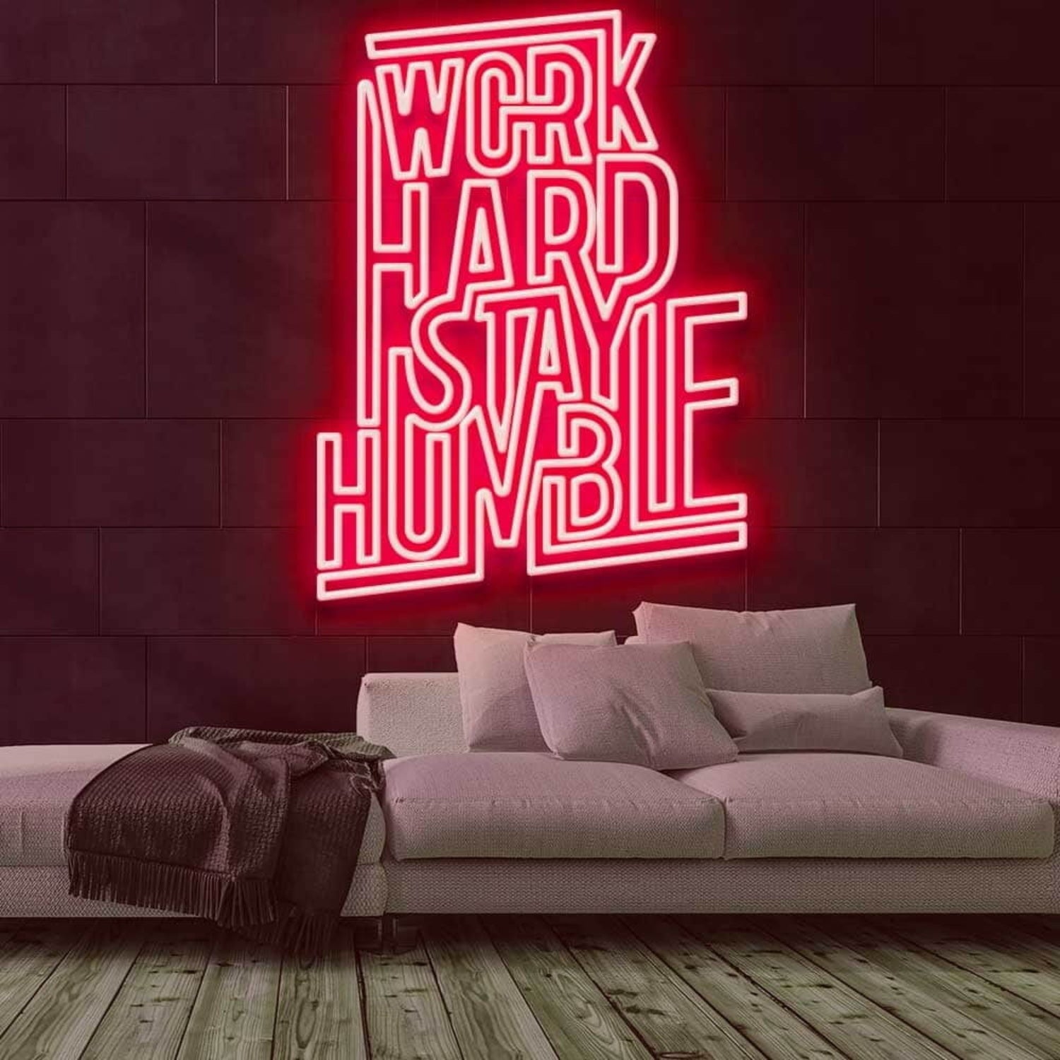 Work Hard Stay Humble Led Neon Sign | Shineneon