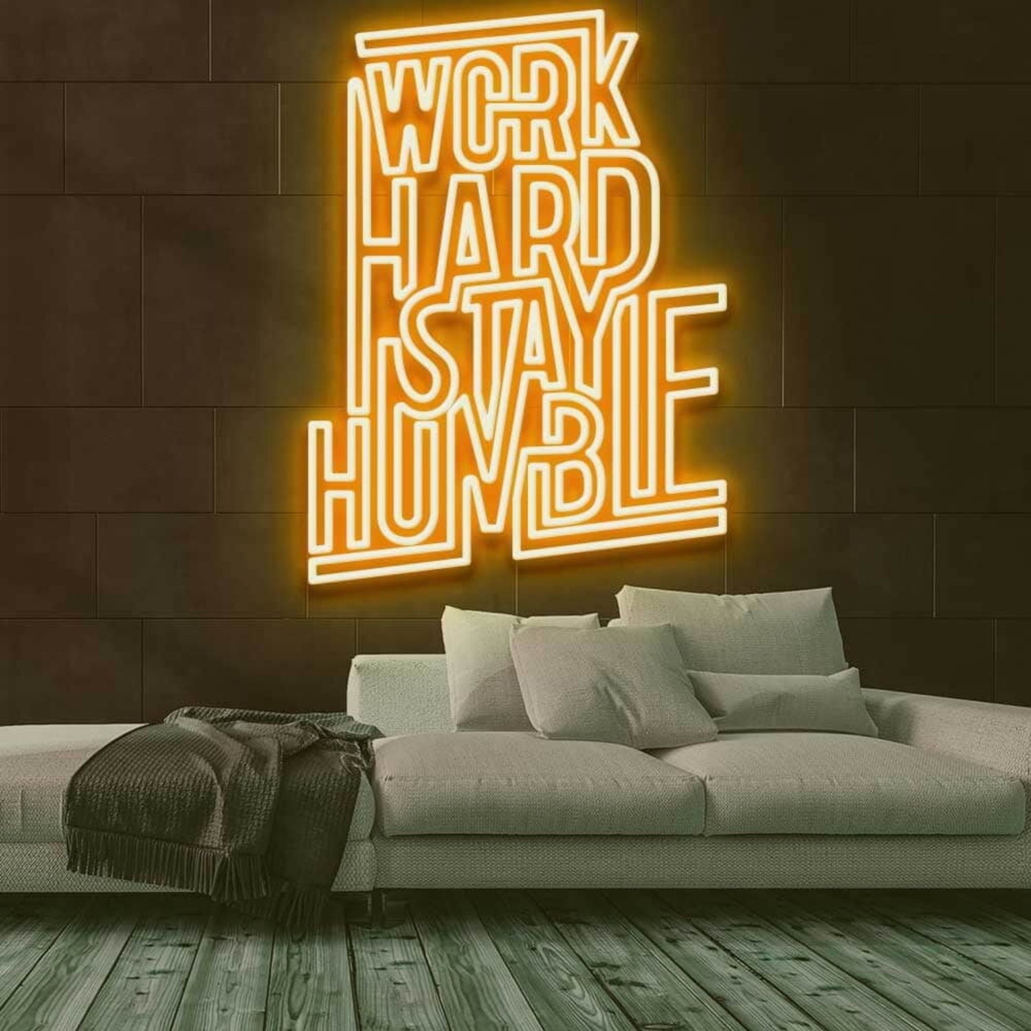 Work Hard Stay Humble Led Neon Sign | Shineneon