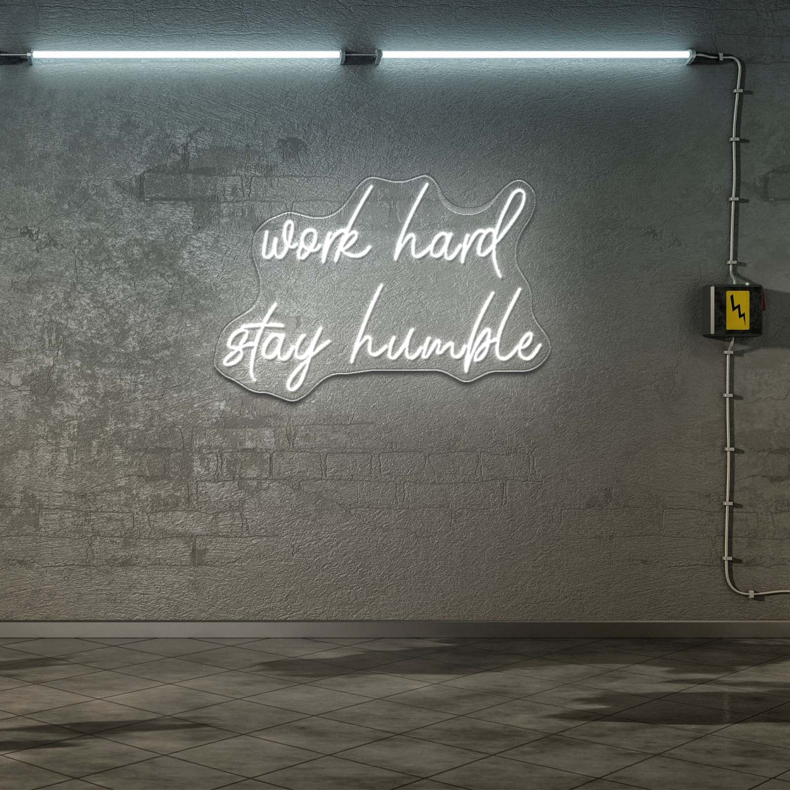Work Hard Stay Humble Neon Sign Customised Signs - Shineneon