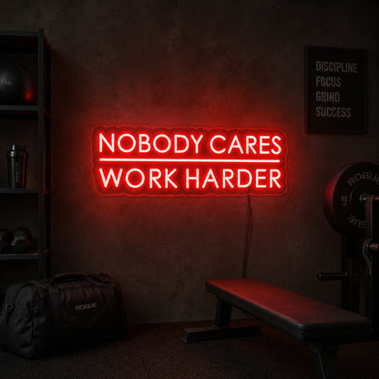 Work Harder Gym Neon Sign LED Neon Sign high-converting product image