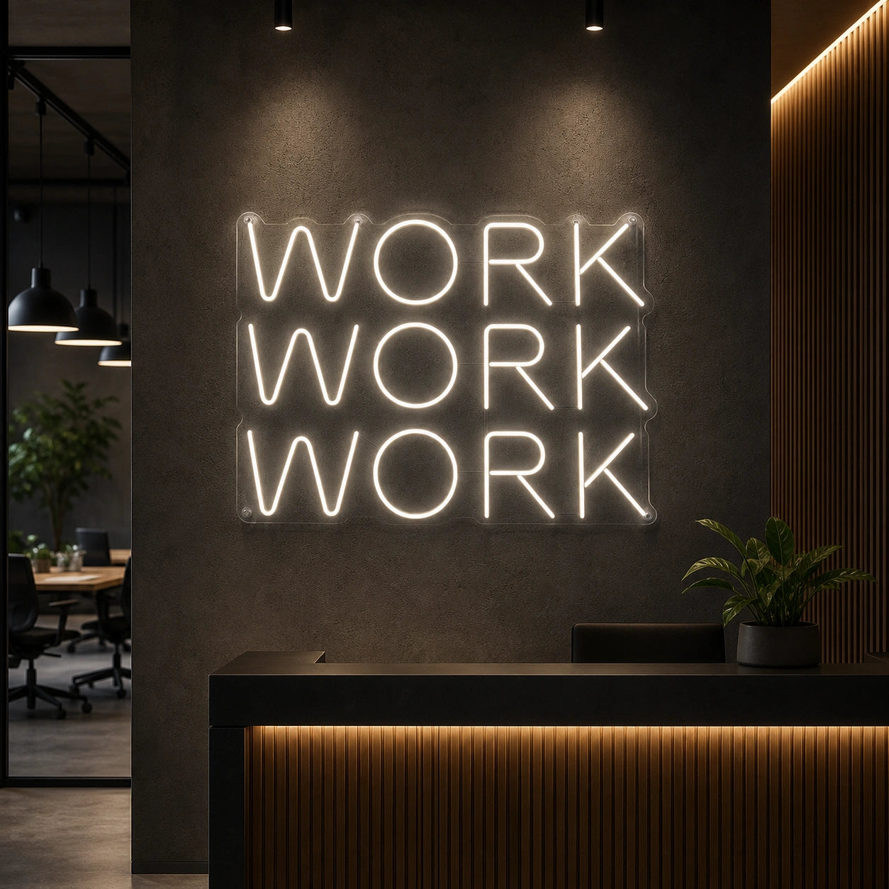 Work LED Neon Sign high-converting product image
