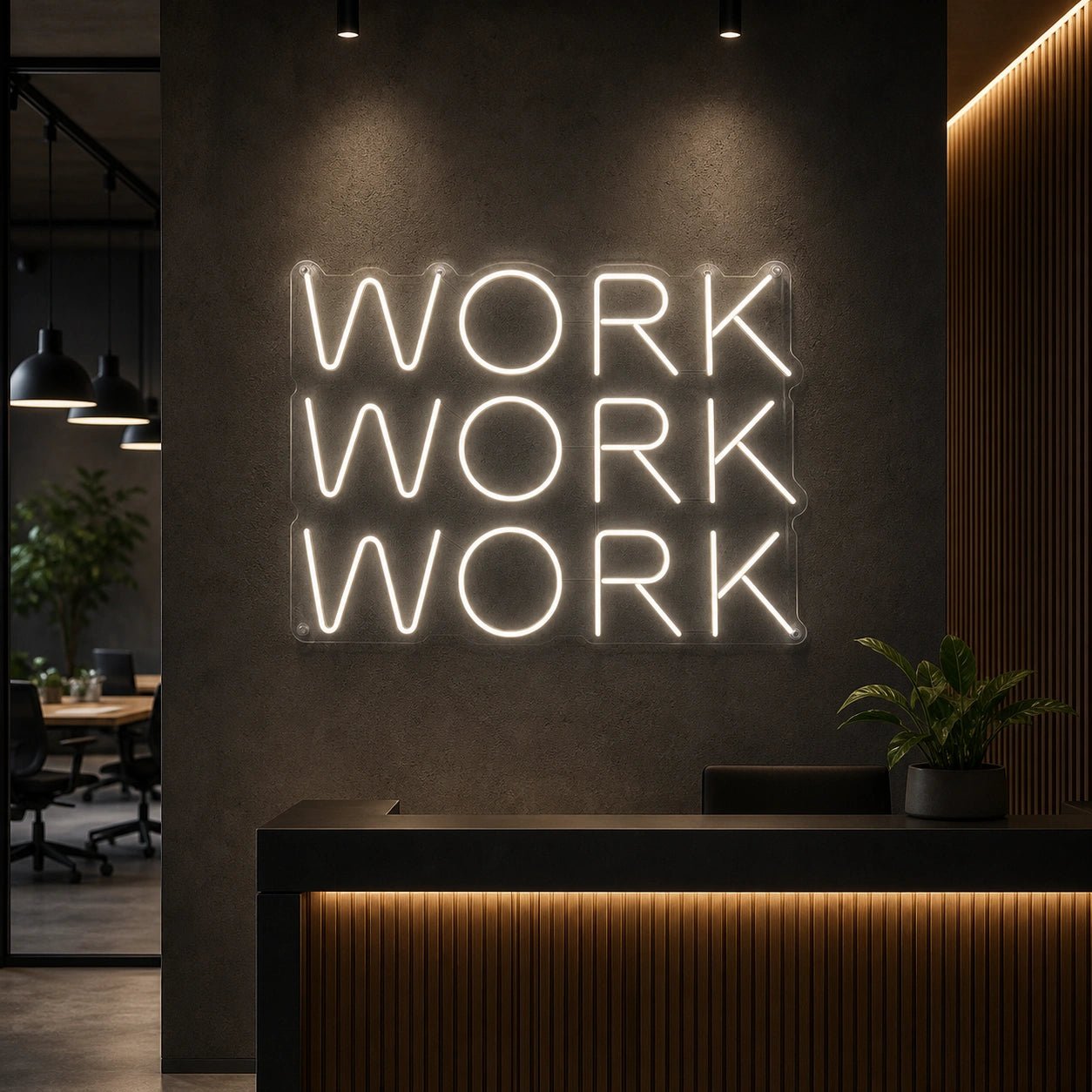 Work LED Neon Sign - Shineneon