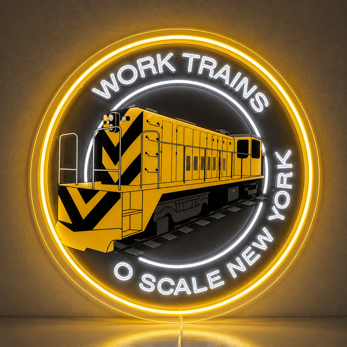 Work Trains O Scale new York Custom LED Neon Sign - Shineneon