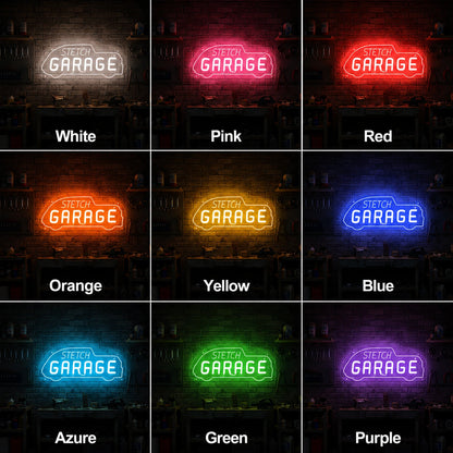 Workshop Garage Neon Sign LED Neon Sign color grid