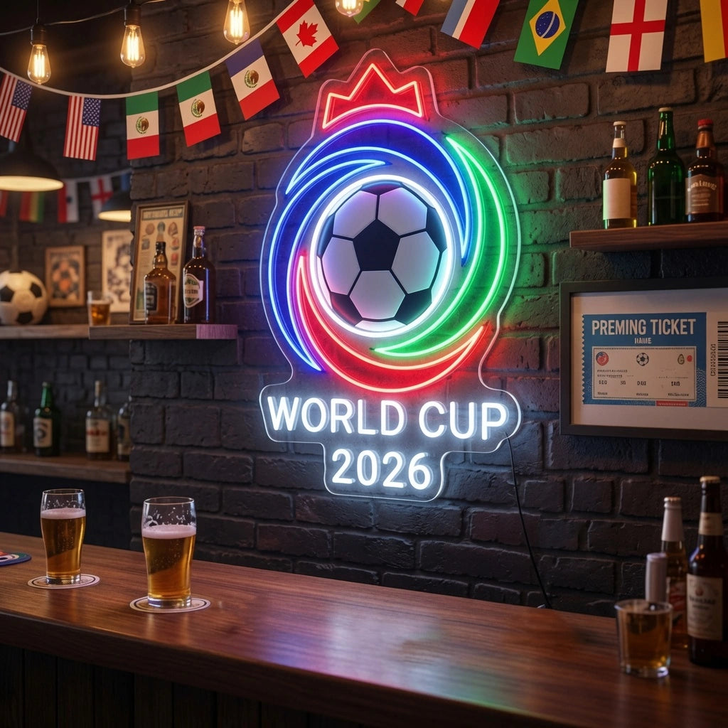World Cup LED Neon Sign - 02 High-Converting Product Image