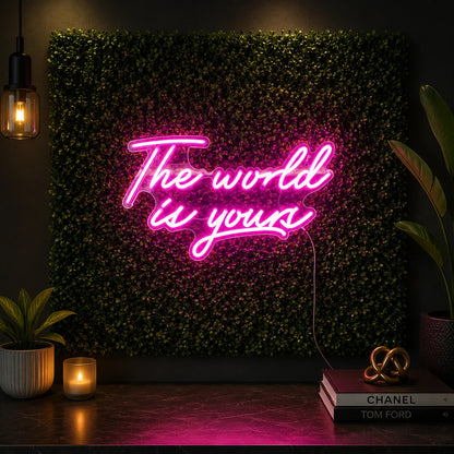 World Is Yours Neon Sign LED Neon Sign high-converting product image