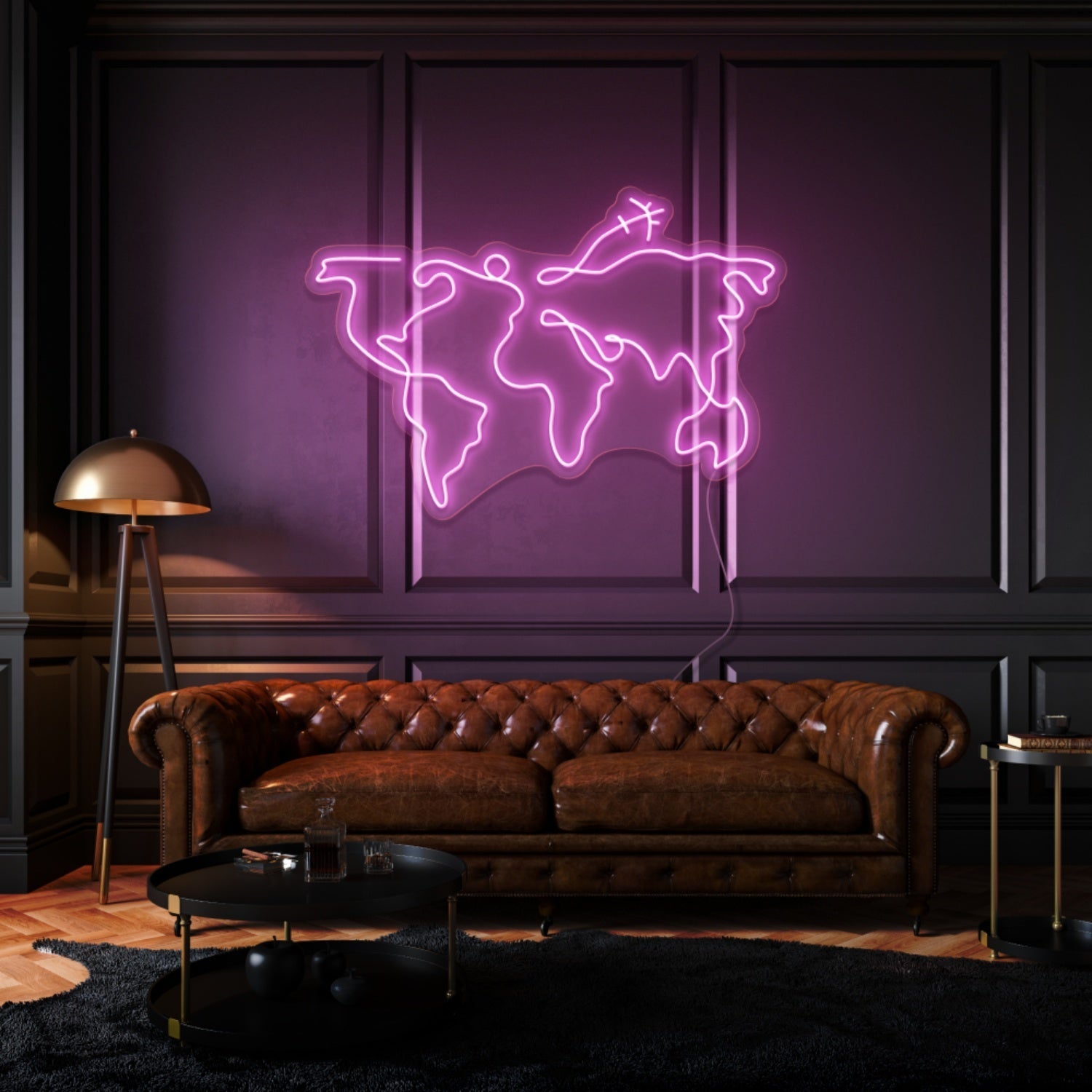 World Map Led Neon Sign - Shineneon