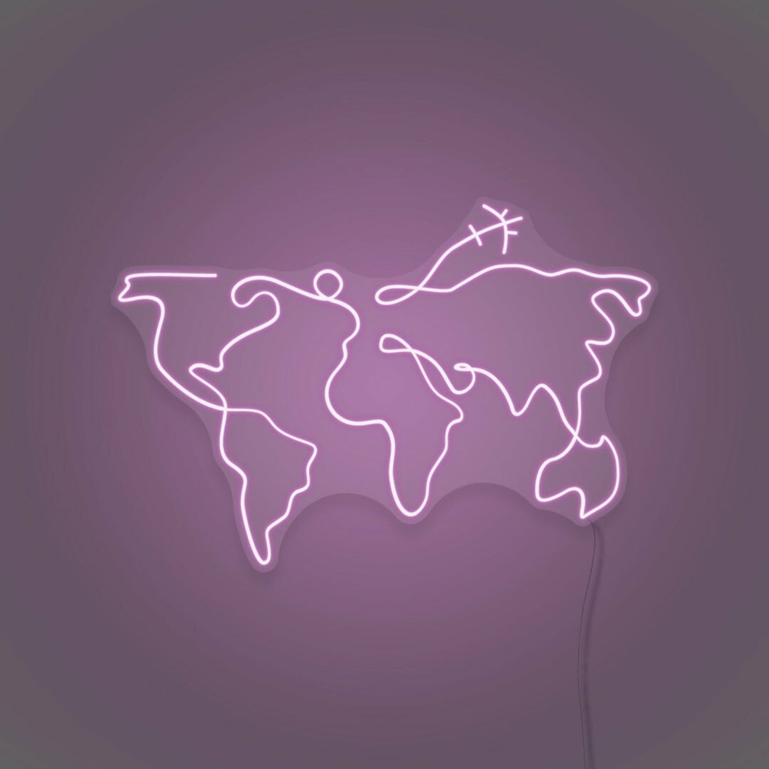 World Map Led Neon Sign - Shineneon