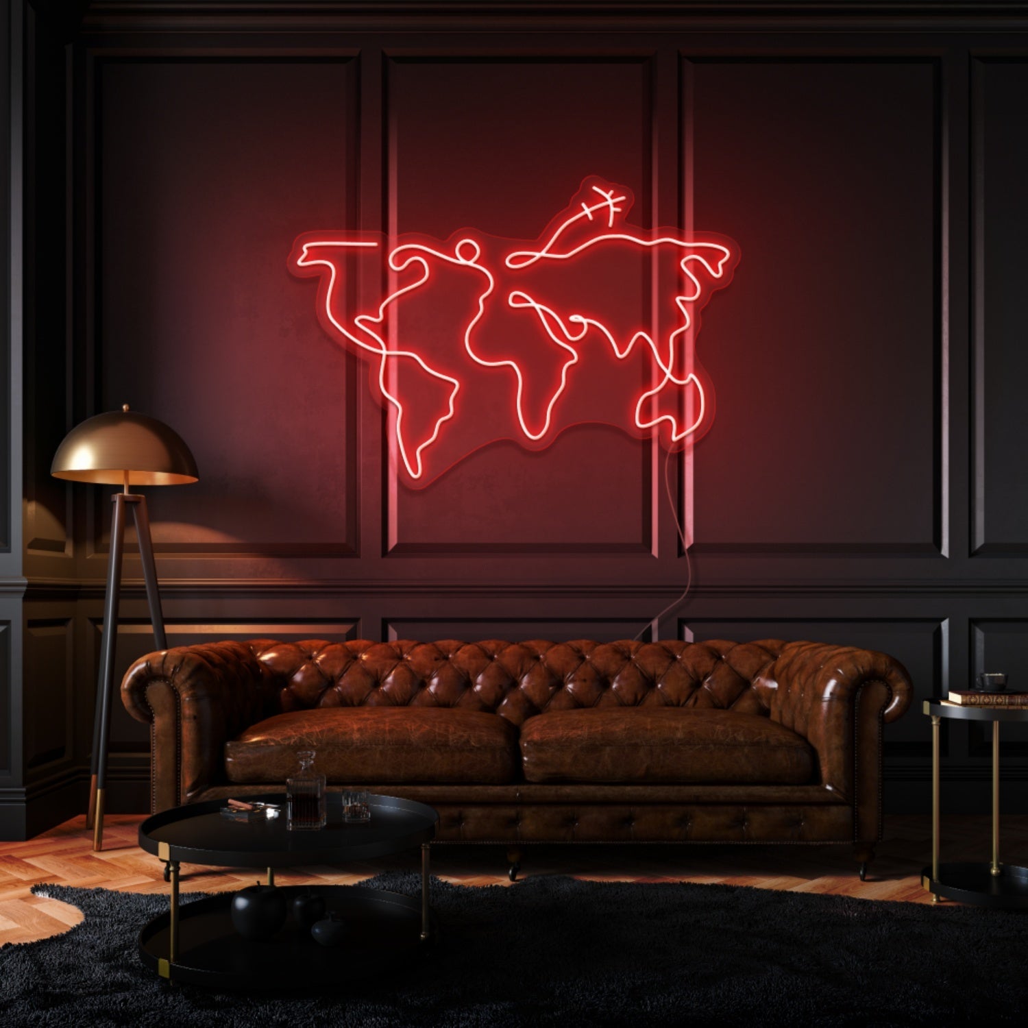 World Map Led Neon Sign - Shineneon