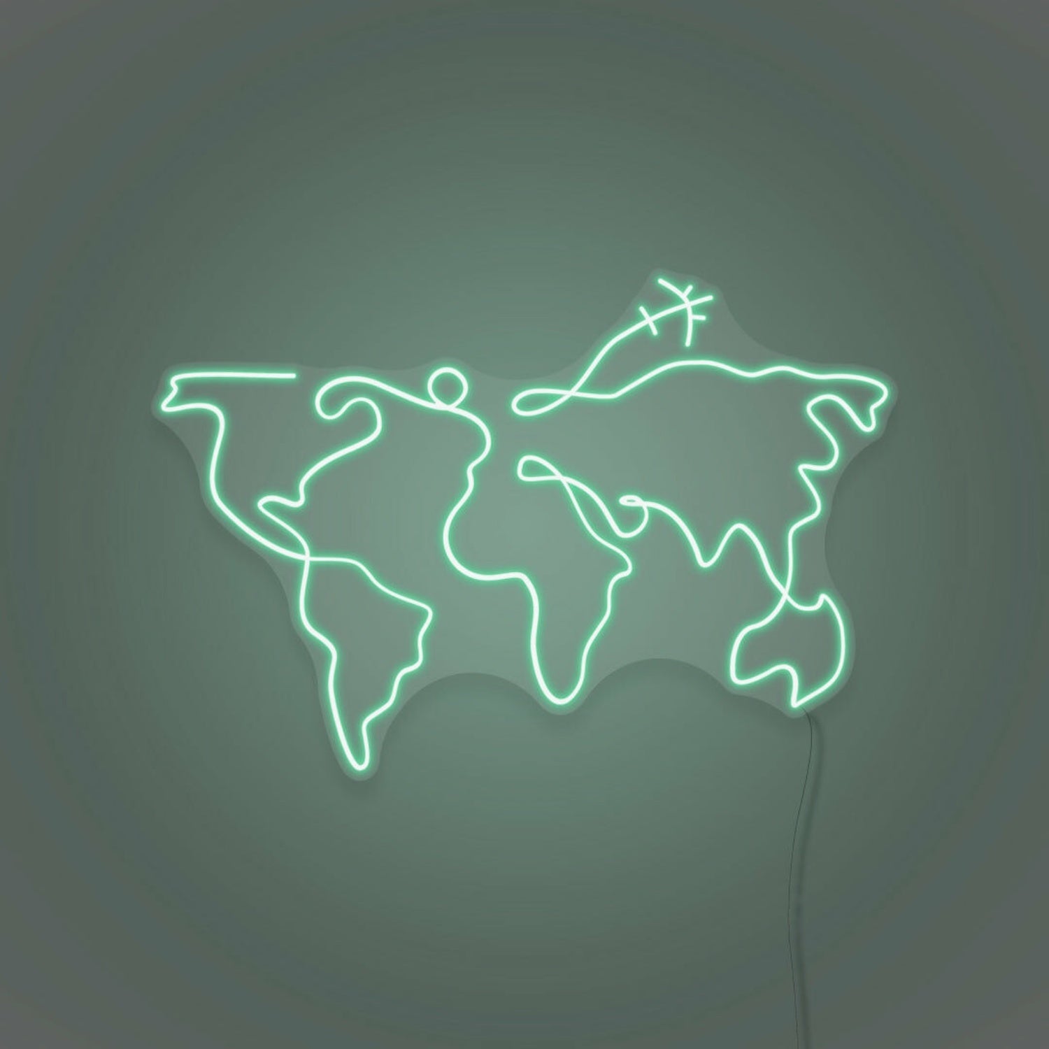 World Map Led Neon Sign - Shineneon