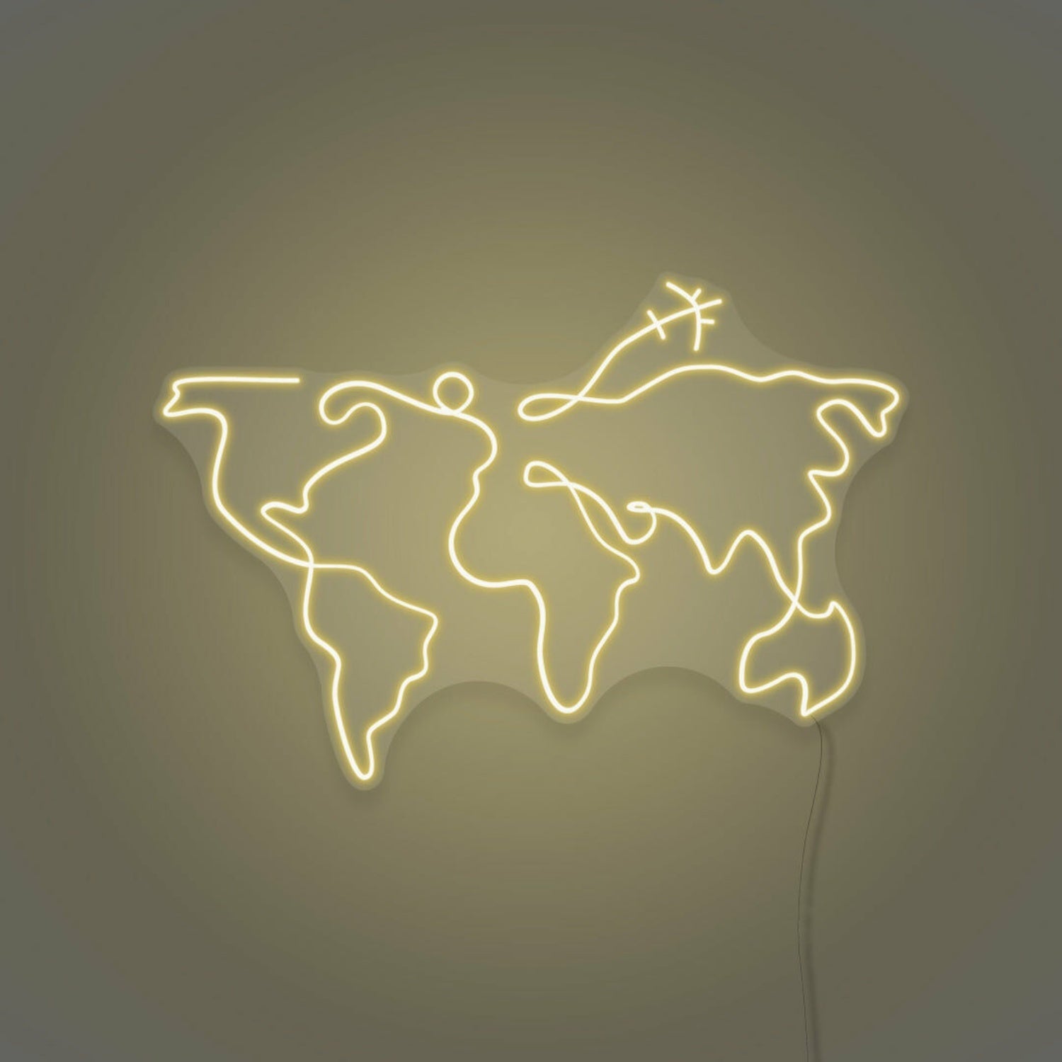 World Map Led Neon Sign - Shineneon