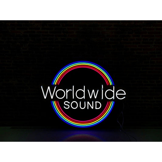 Worldwide Sound Led Sign Business Neon Sign