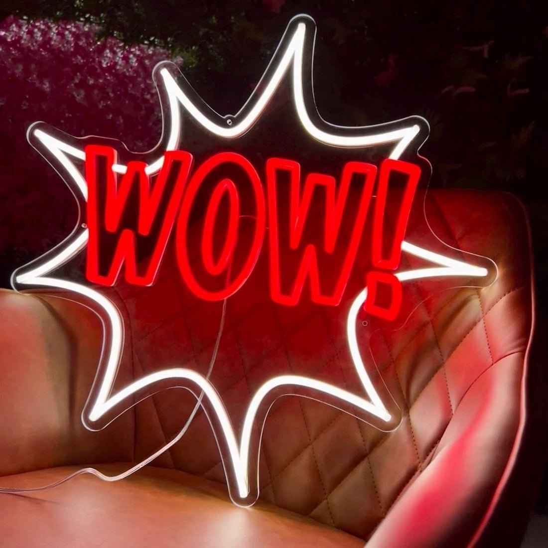 Wow Comic Book Neon Signs Neon Lights Led Business Sign - Shineneon