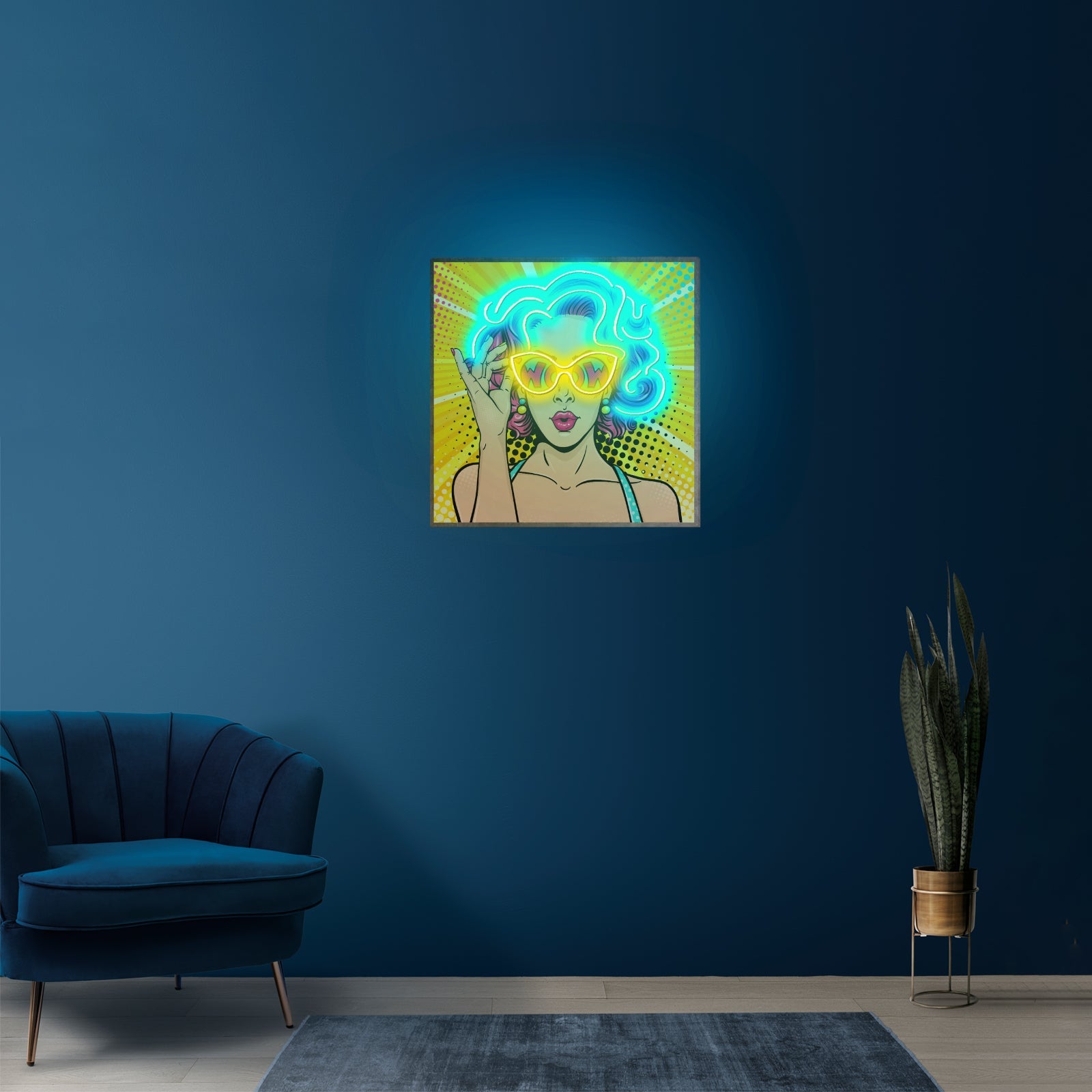 Wow Lady Custom Led Signs Custom Led Signs Artwork For Sale - Shineneon