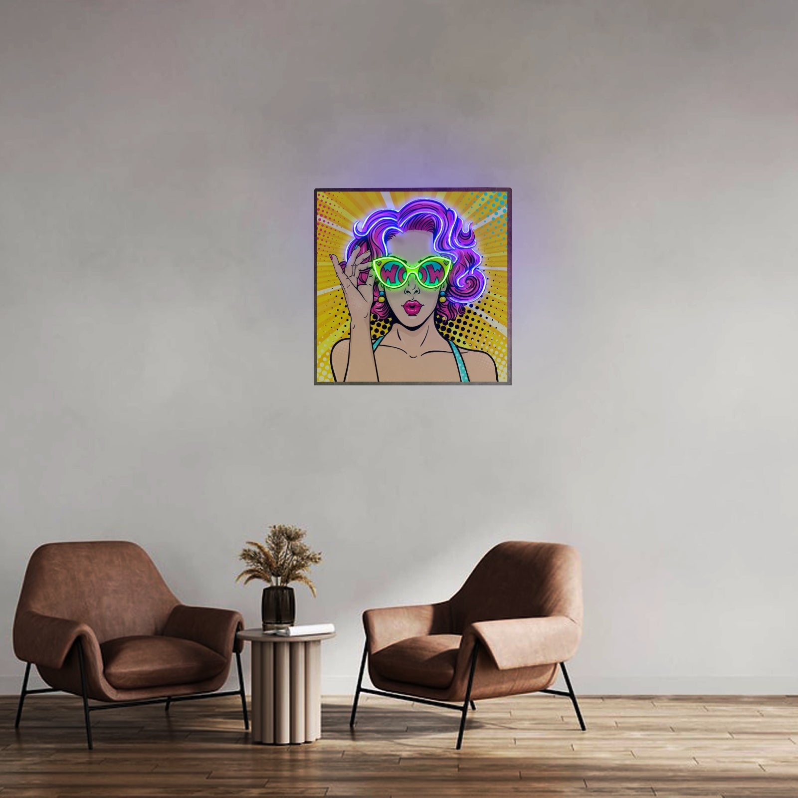 Wow Lady Custom Led Signs Custom Led Signs Artwork For Sale - Shineneon