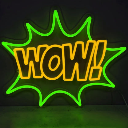 Wow Led Neon Sign - Shineneon