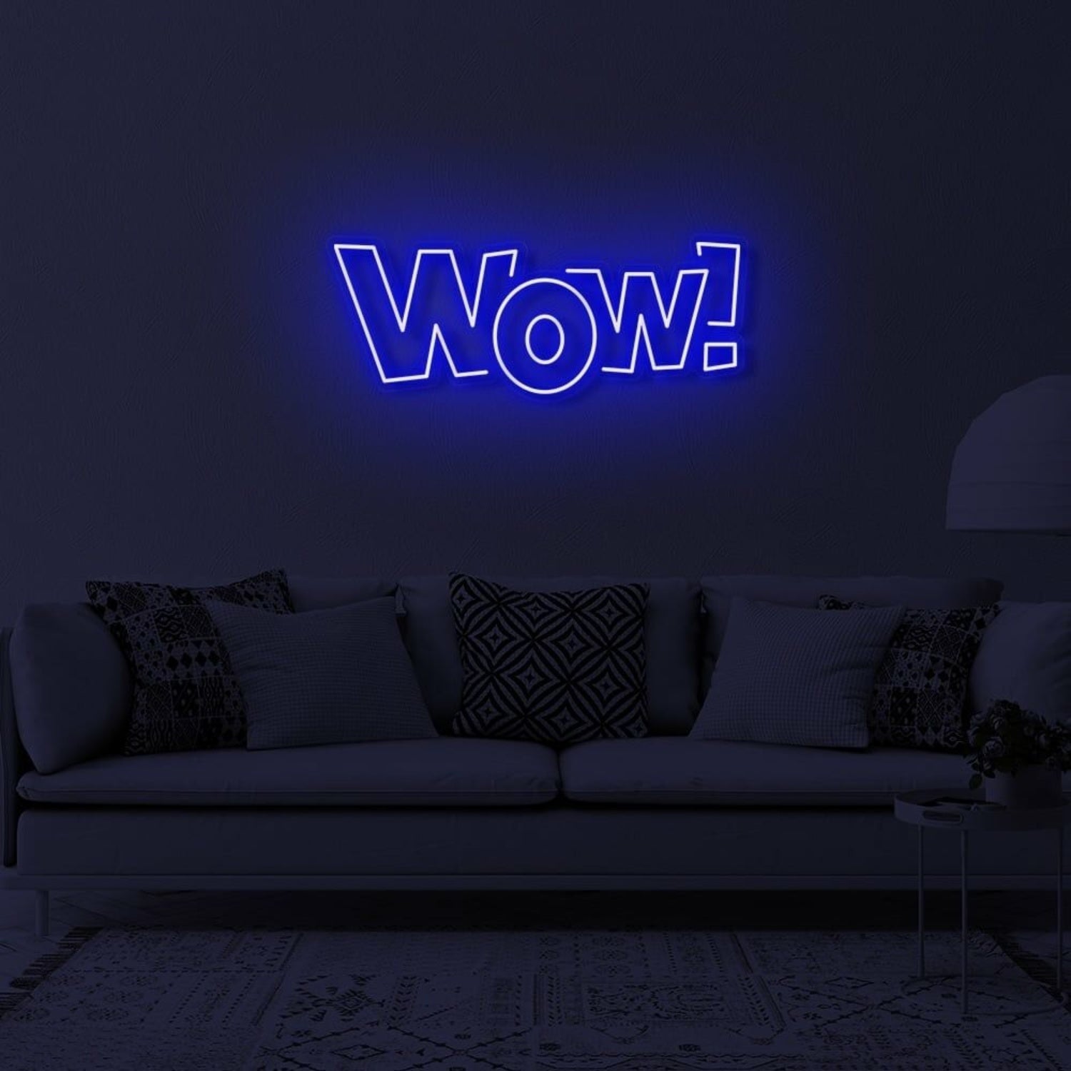 Wow Led Neon Sign Bedroom Wall Art - Shineneon