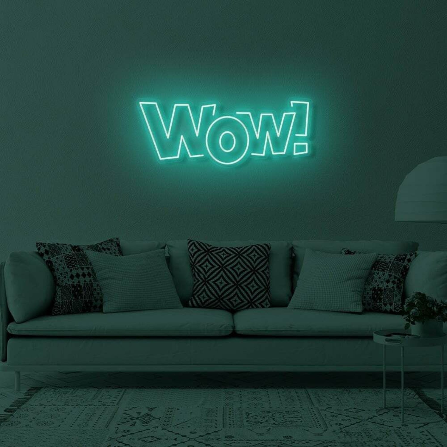 Wow Led Neon Sign Bedroom Wall Art - Shineneon