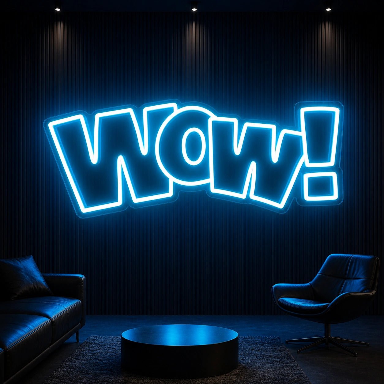 Wow LED Neon Sign Garage Man Cave Neon Sign - Shineneon