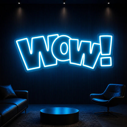 Wow LED Neon Sign Garage Man Cave Neon Sign - Shineneon