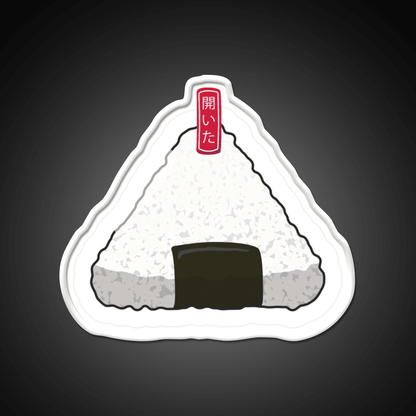 Wrapped Onigiri Snack Food Led Neon Sign Rgb Color - Shineneon