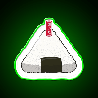 Wrapped Onigiri Snack Food Led Neon Sign Rgb Color - Shineneon
