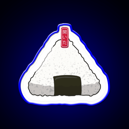 Wrapped Onigiri Snack Food Led Neon Sign Rgb Color - Shineneon