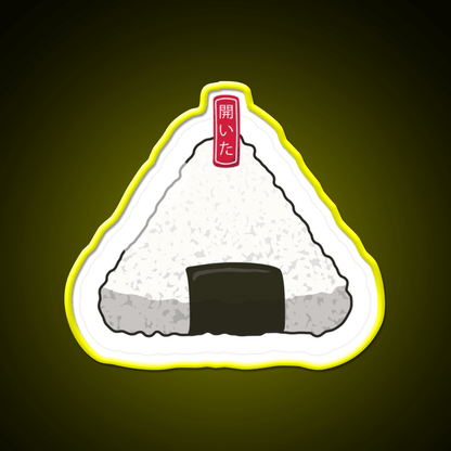 Wrapped Onigiri Snack Food Led Neon Sign Rgb Color - Shineneon