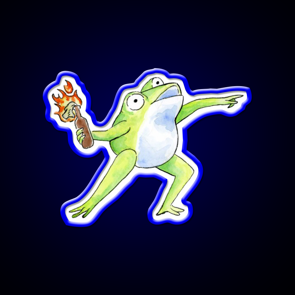 Wreak Havoc Frog Cocktail Bar Decor Led Neon Sign Rgb Color - LED neon sign view 5
