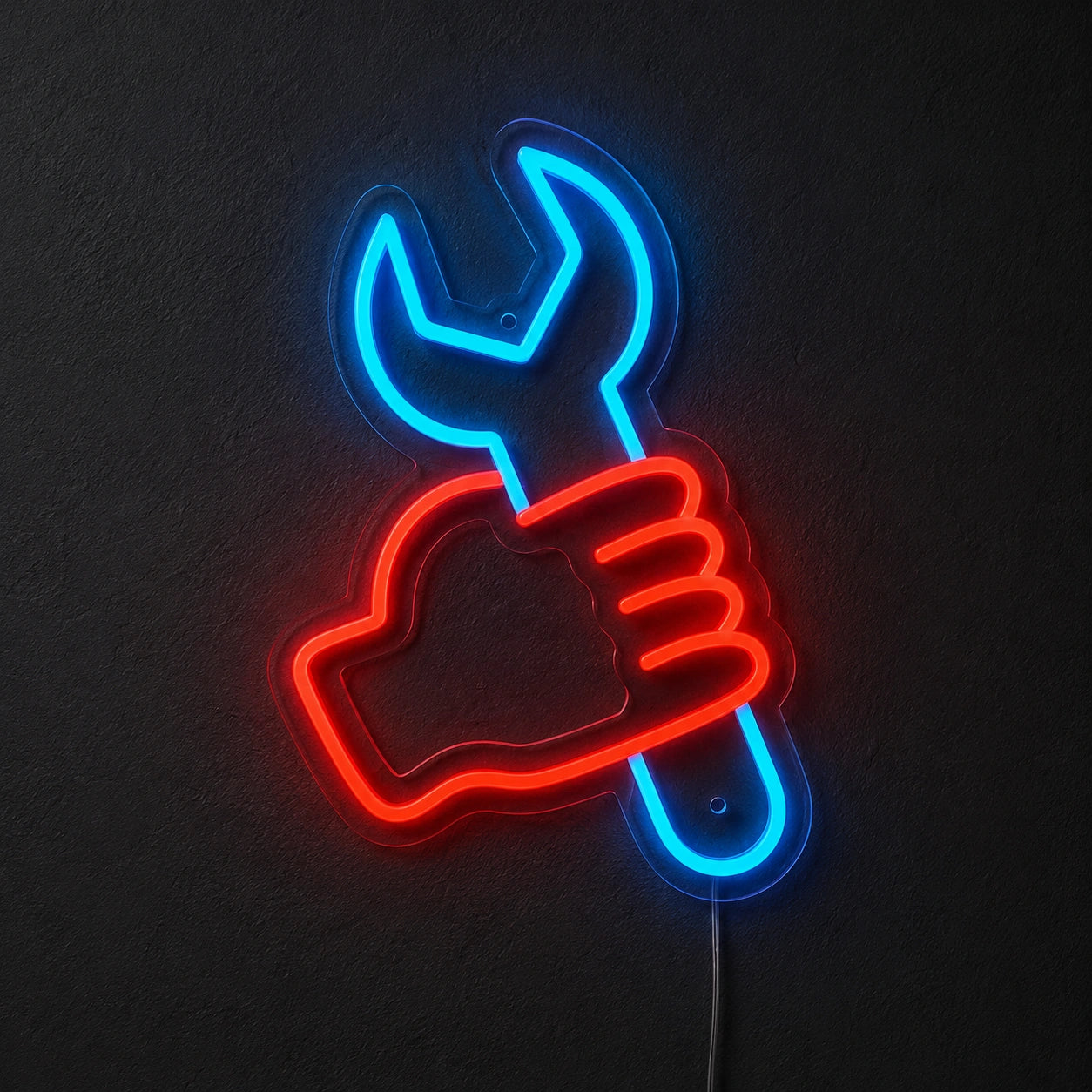 Wrench Pliers Workshop Neon Sign LED Neon Sign high-converting product image