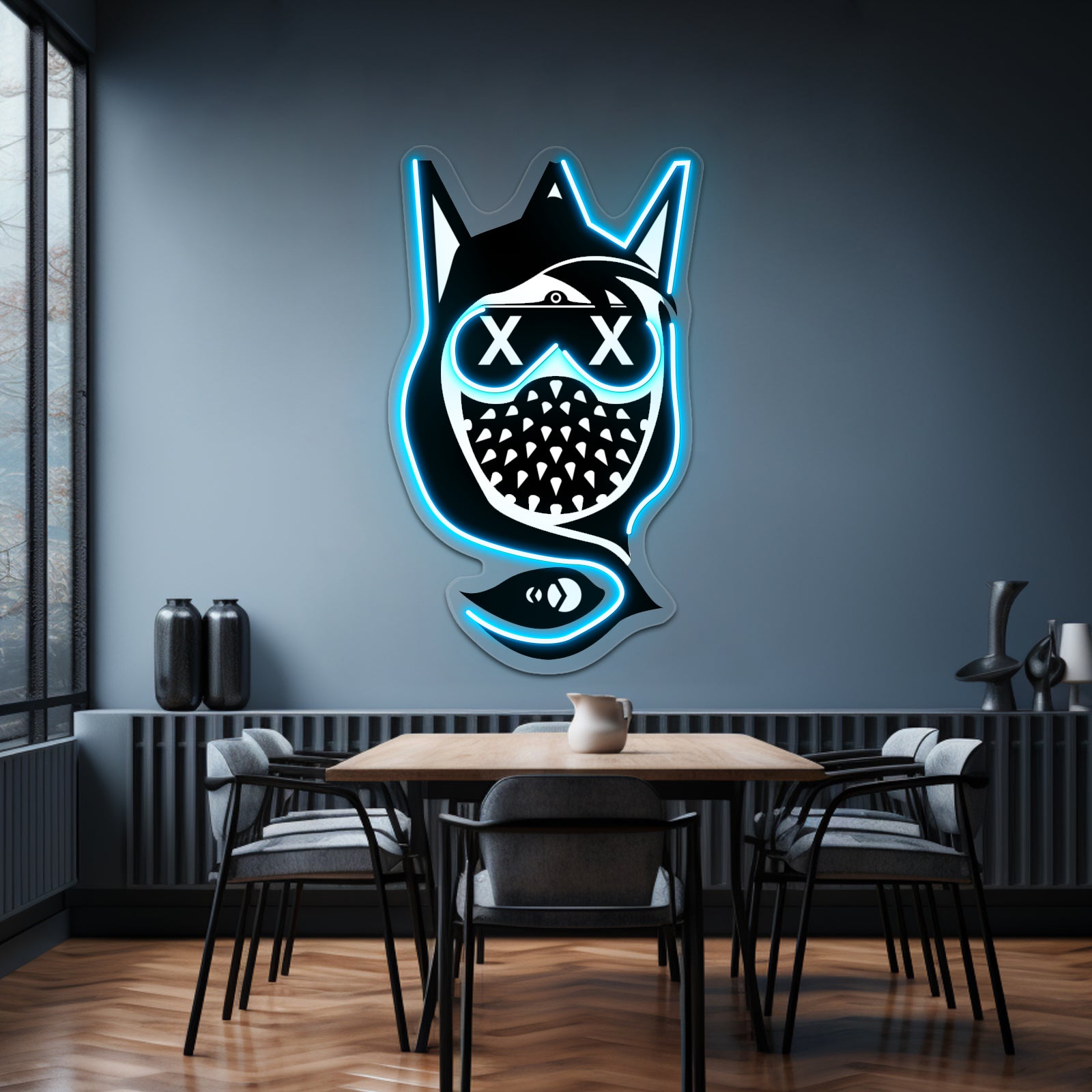 Wrench Vector Art Abstract Wall Artwork Neon Signs | Shineneon