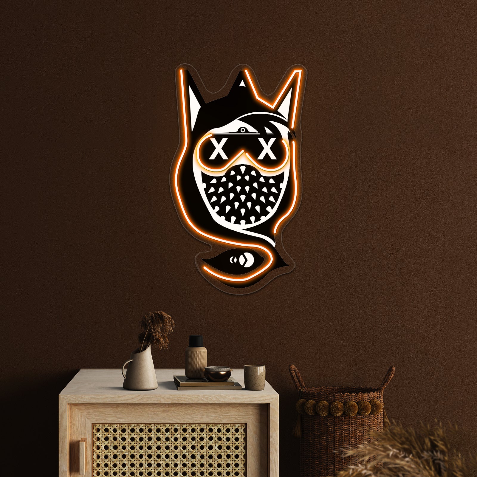 Wrench Vector Art Abstract Wall Artwork Neon Signs | Shineneon