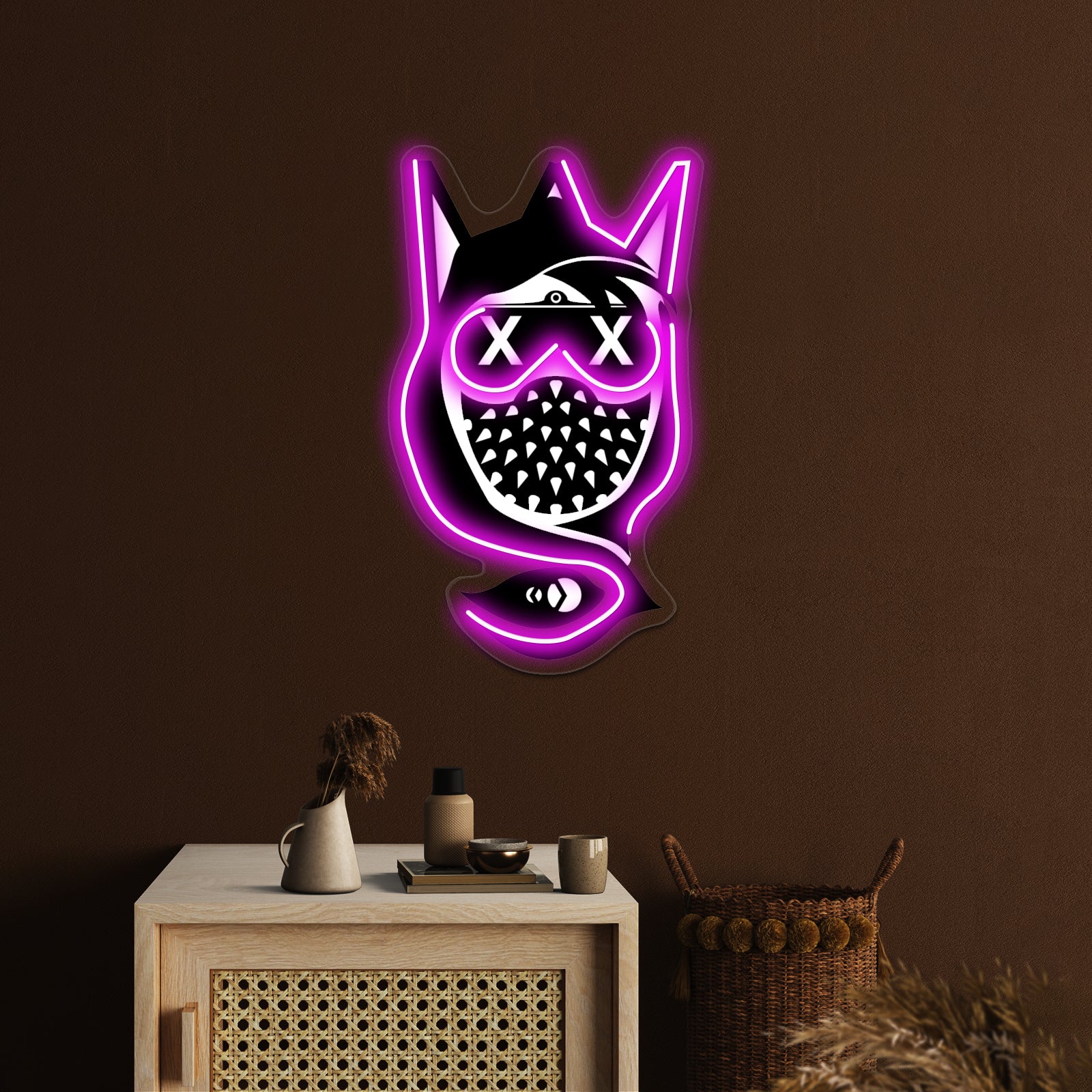 Wrench Vector Art Abstract Wall Artwork Neon Signs | Shineneon