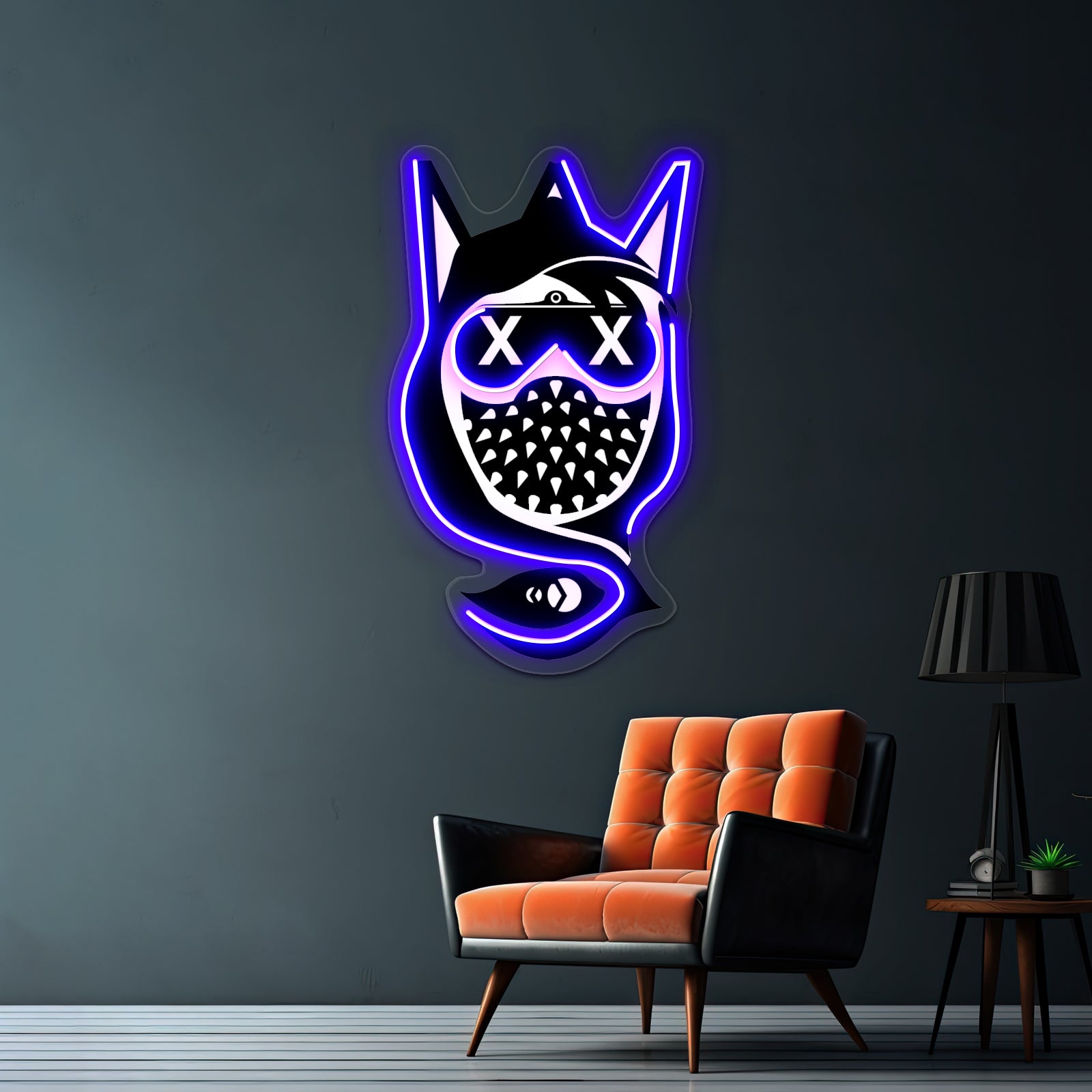 Wrench Vector Art Abstract Wall Artwork Neon Signs | Shineneon