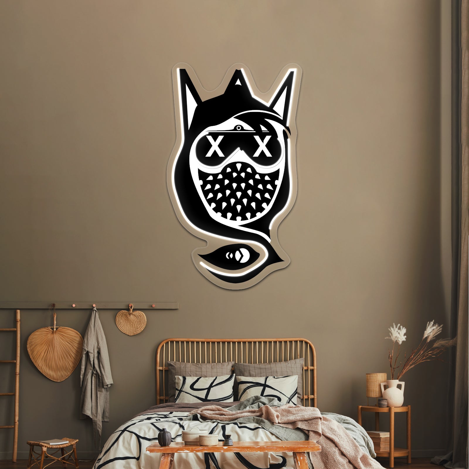 Wrench Vector Art Abstract Wall Artwork Neon Signs | Shineneon