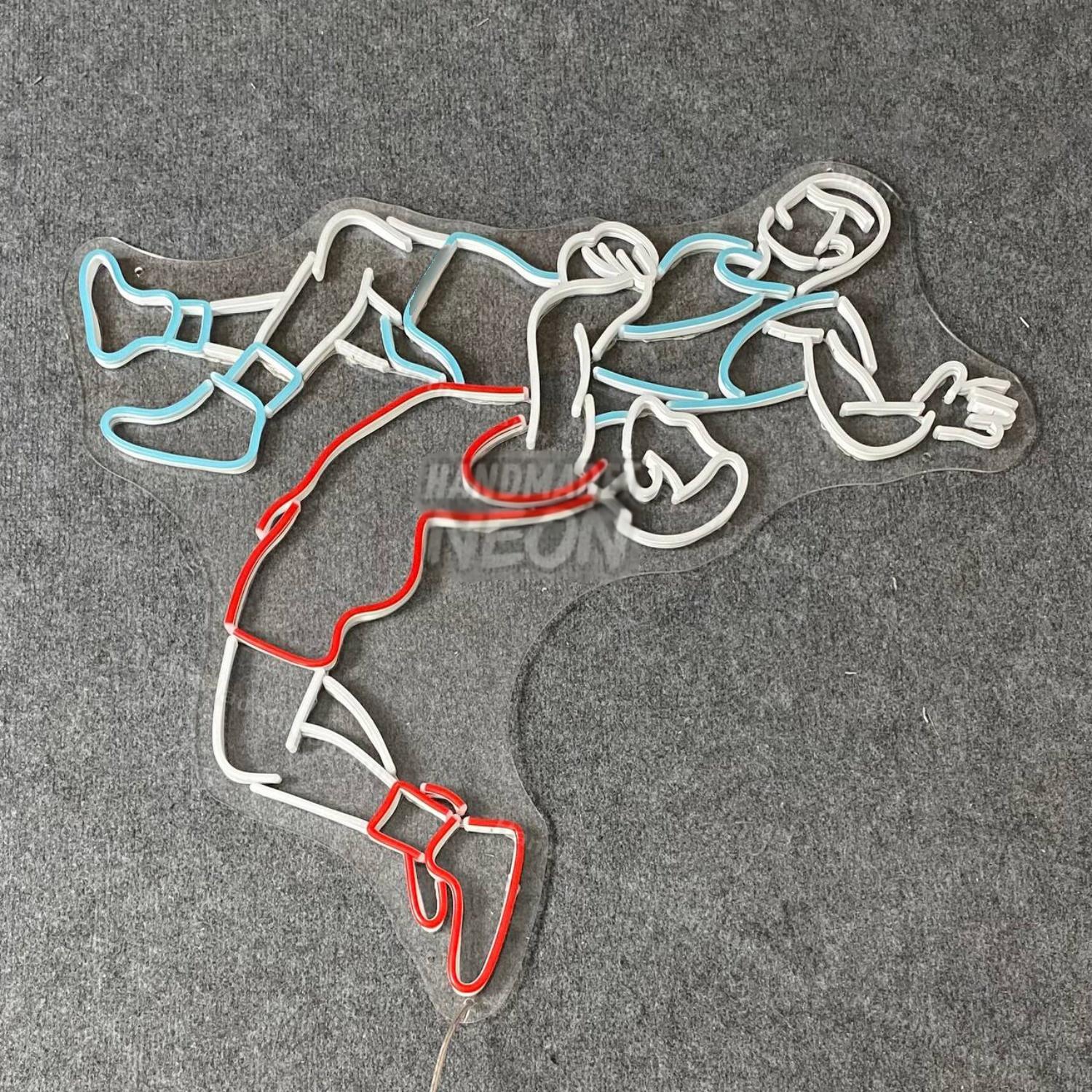 Wrestling Led Neon Sign For Sports Lover | Shineneon