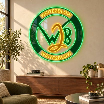 Write2Blow Custom LED Neon Sign | 84b49c0727cd4a9c88c8bf260f53baf4f0bcf94a8c2440470bc2e23a111b6df5 | effect
