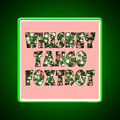 Wtf Whiskey Drink Bar Led Neon Sign Rgb Color