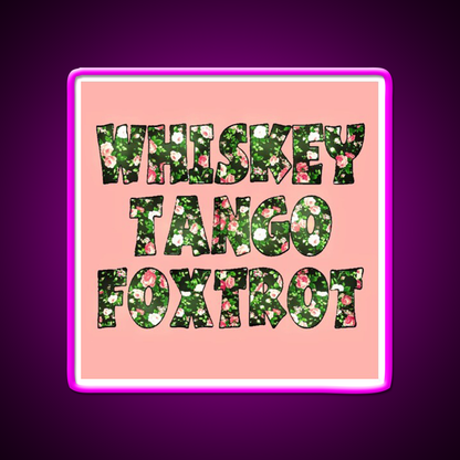 Wtf Whiskey Drink Bar Led Neon Sign Rgb Color